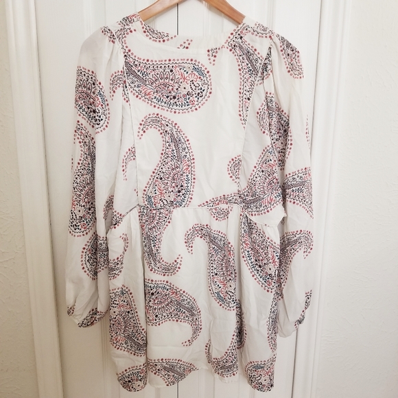 Boho Paisley Blouse Longsleeve - Picture 5 of 9